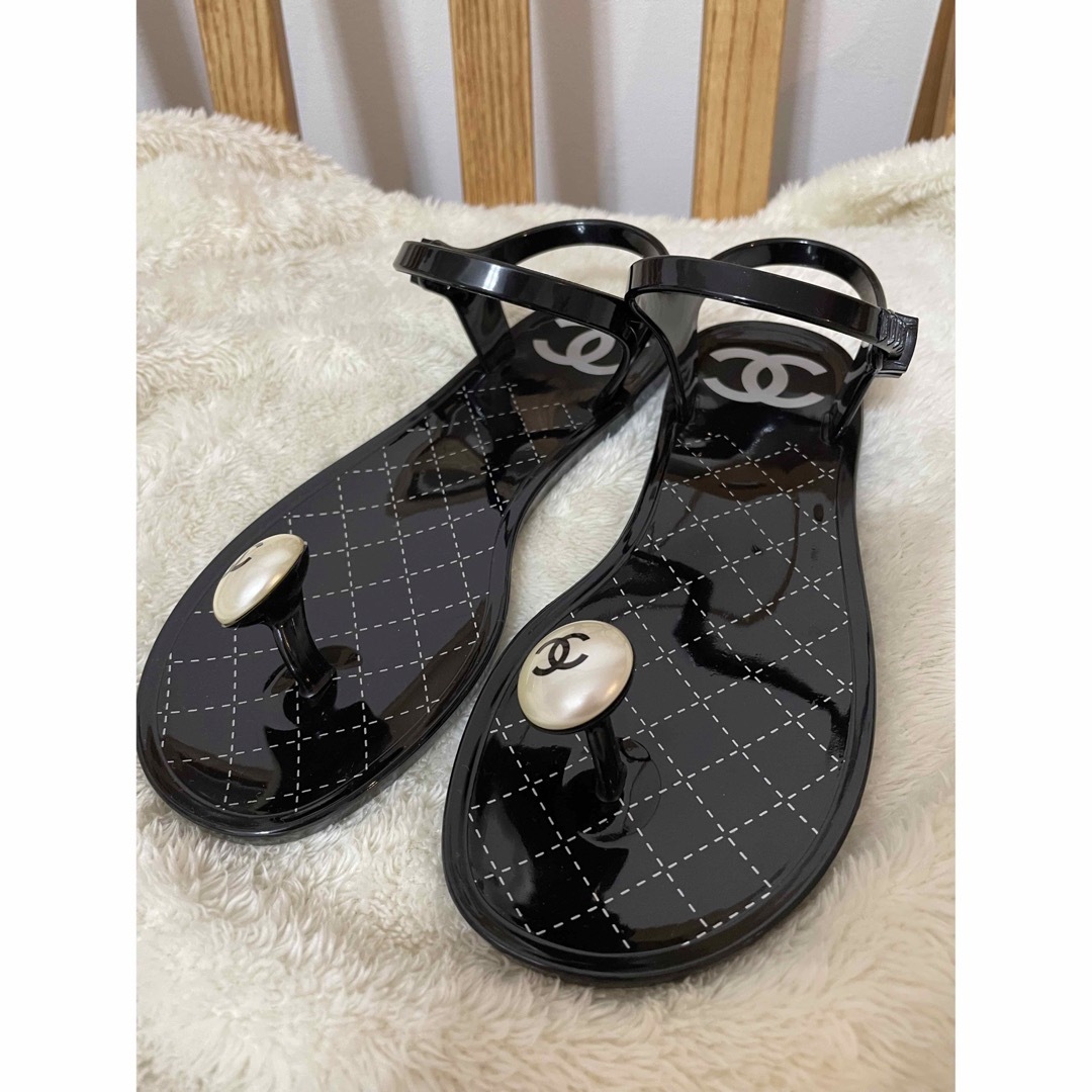 【署名配送】新品　CHANEL サンダル