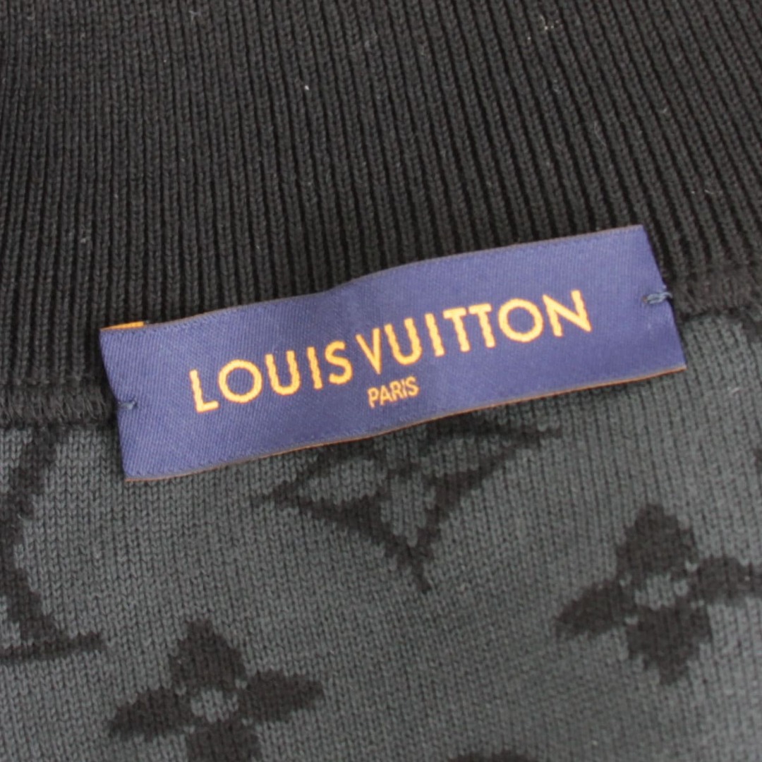 美品『ほぼ未使用』 LOUIS VUITTON ルイ・ヴィトン ニットブルゾン ブルゾン コットン ブラック 6