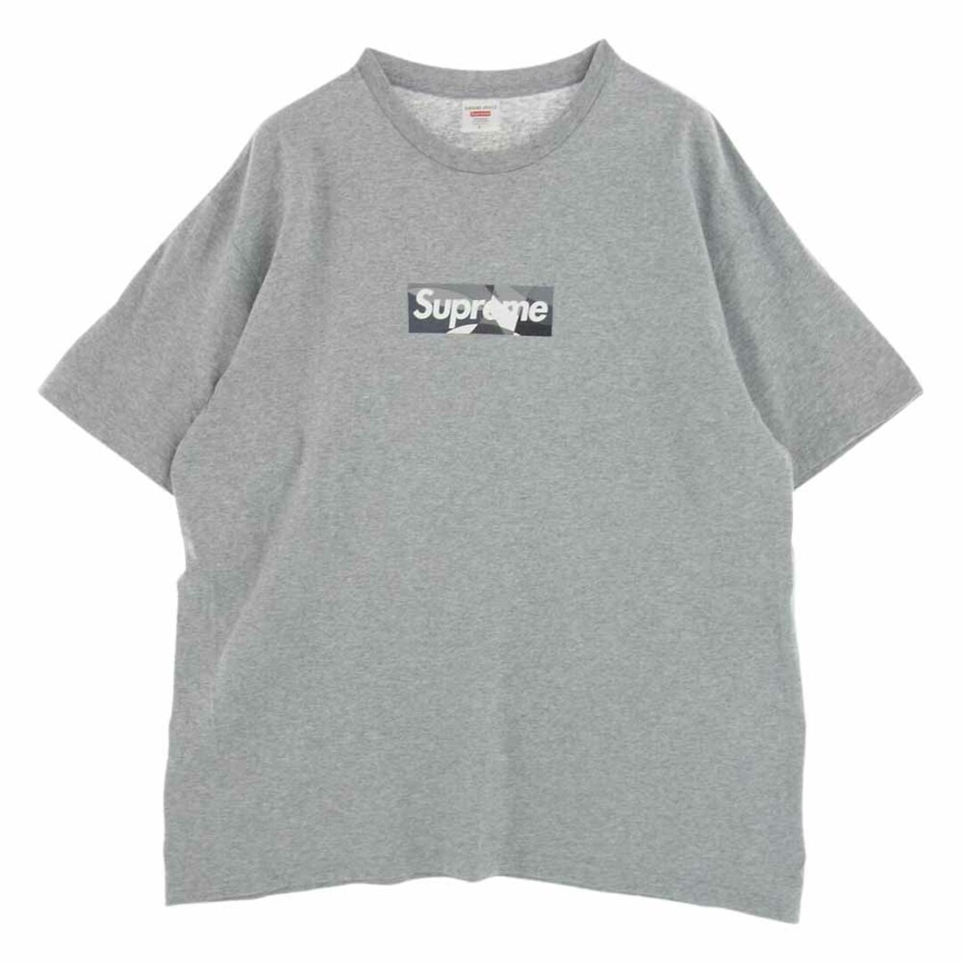 Supreme シュプリーム Ｔシャツ 21SS EMILIOPUCCI  Box Logo エミリオプッチ ボックスロゴ 半袖 Tシャツ グレー系 L