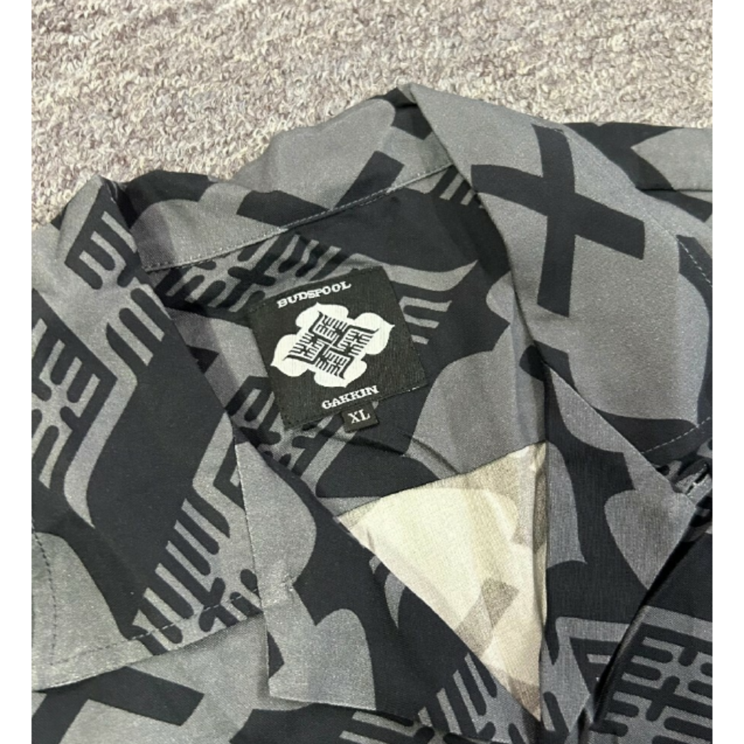 本店 フィレンツェ 舐達麻 GAKKIN BUDSPOOL 花罰 麻 PATTERN SHIRT T