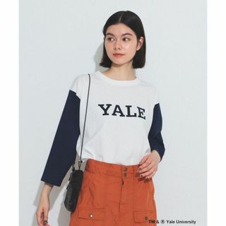 ビームスボーイ(BEAMS BOY)の新品 BEAMS BOY Champion YALE ベースボール Tシャツ L(Tシャツ(長袖/七分))