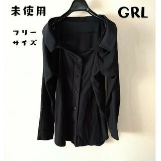 グレイル(GRL)のGRL オフショルダーロールアップブラウス(シャツ/ブラウス(長袖/七分))