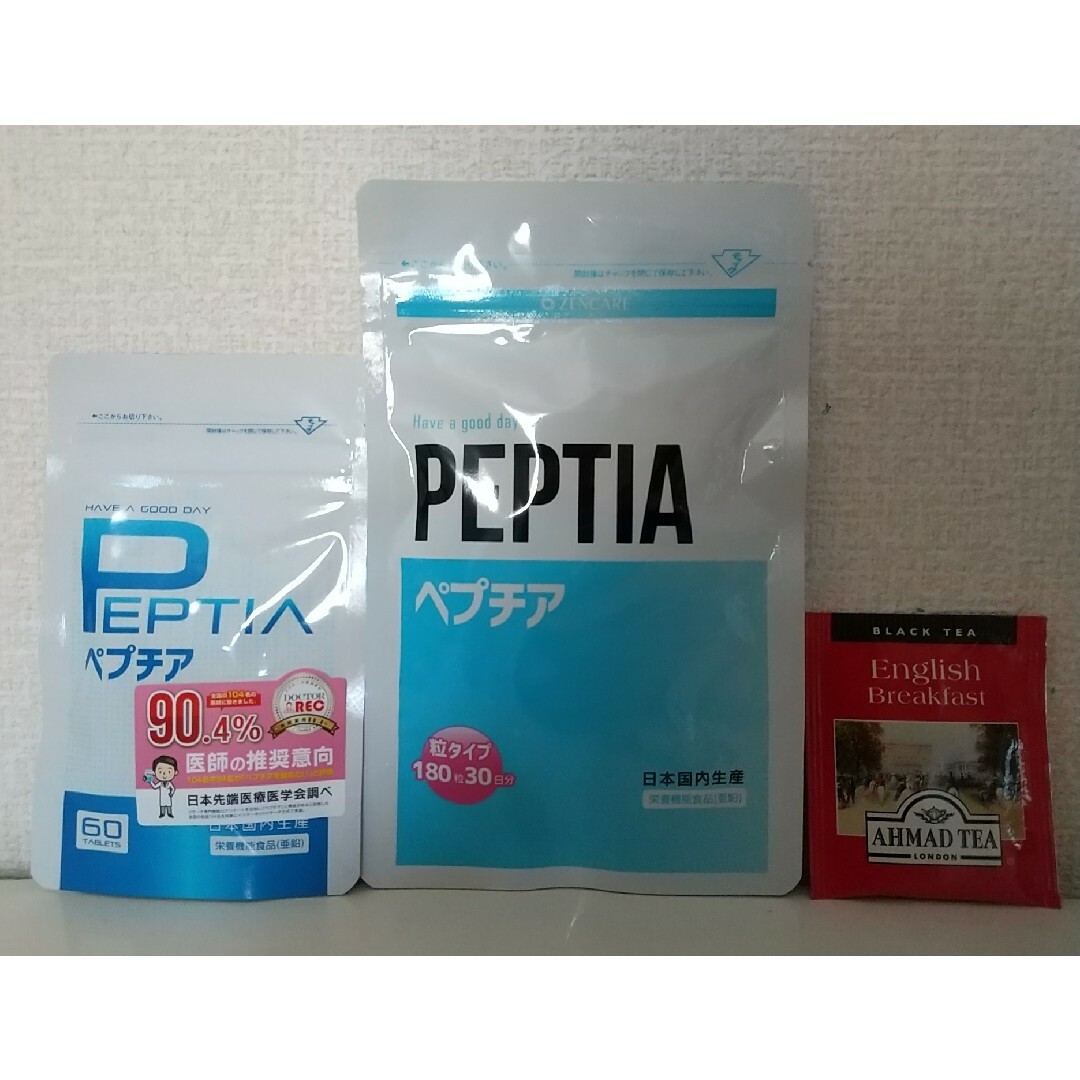 PEPTIA ペプチア 180粒30日分+60粒10日分2袋+オマケセット www