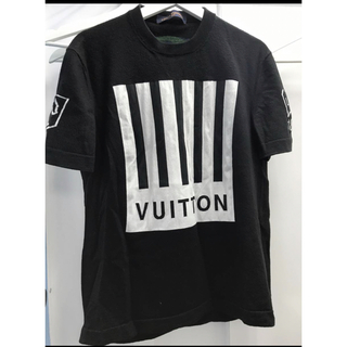 ルイヴィトン(LOUIS VUITTON)のルイヴィトン　ニットTシャツ　ロゴ　LV XL(Tシャツ/カットソー(半袖/袖なし))