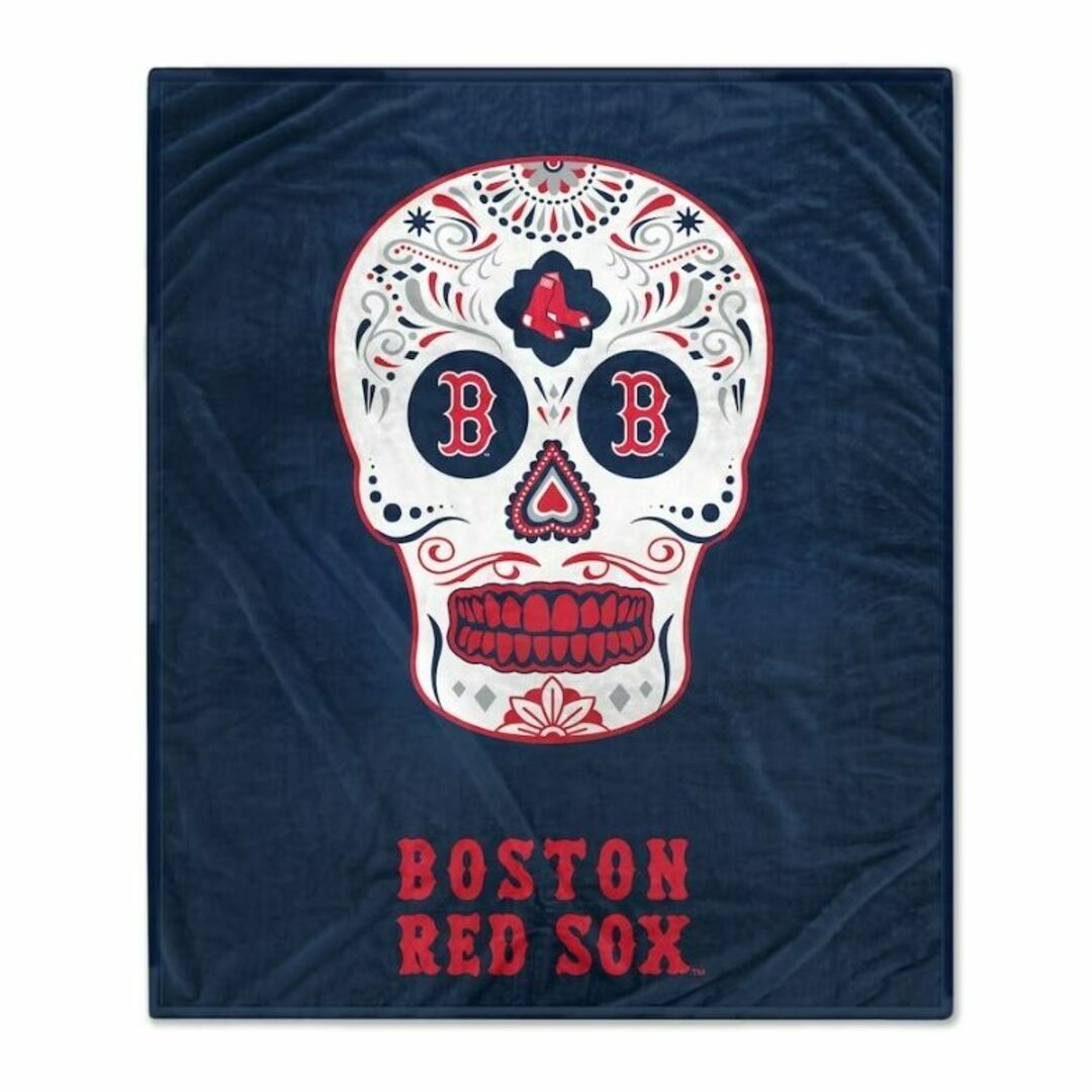 【寝具/限定】MLB × レッドソックス Sugar Skull ブランケット | フリマアプリ ラクマ