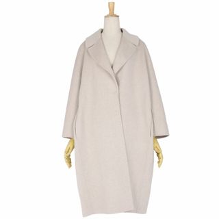 マックスマーラ(Max Mara)の極美品 エスマックスマーラ S Max Mara コート cucito a mano チェスターコート ロングコート ウール 無地 アウター レディース JI36 USA2 FB34(S相当) グレー(その他)