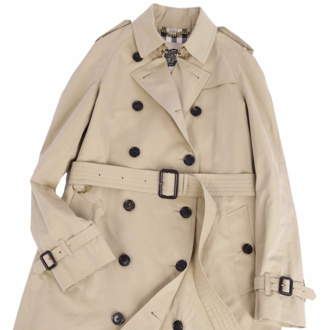 極美品 バーバリー ロンドン BURBERRY LONDON コート トレンチコート THE WESTMINSTER ウエストミンスター コットン  アウター レディース UK10 USA8 ITA42(L相当) ベージュ