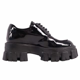 PRADA - 美品 プラダ PRADA レザーシューズ ダービーシューズ 厚底