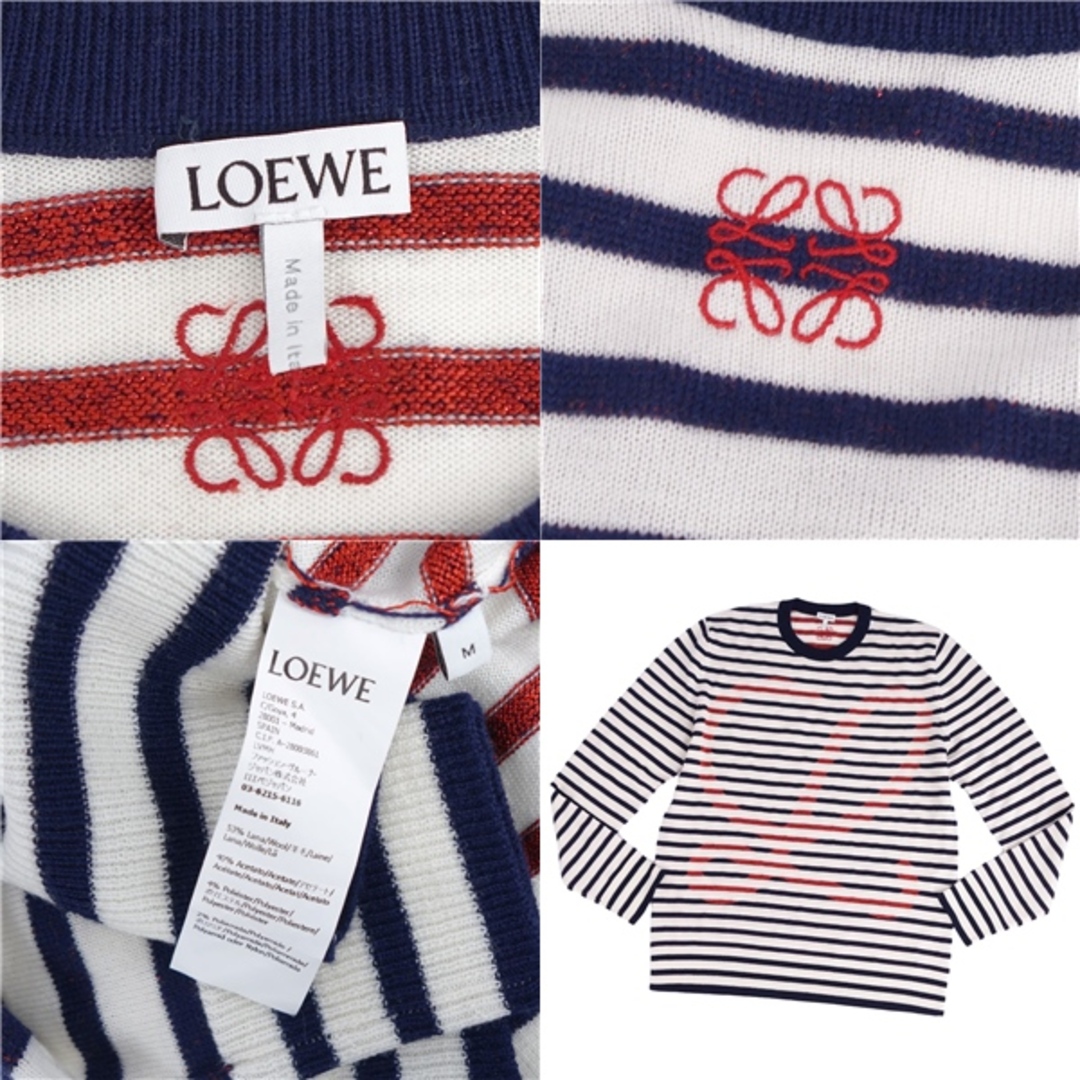 LOEWE - 美品 ロエベ LOEWE ニット セーター ロングスリーブ LOEWE - 美品 ロエベ LOEWE ニット セーター ロングスリーブ