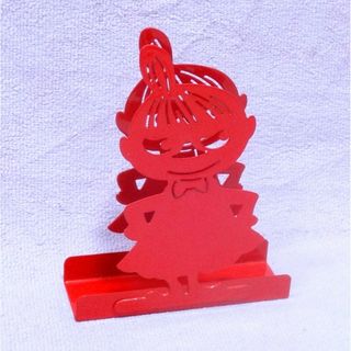 ムーミン❤リトルミイ ブックスタンド スチール 赤　インテリア(キャラクターグッズ)