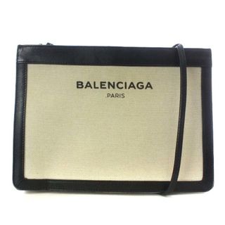 バレンシアガ(Balenciaga)のバレンシアガ ネイビーポシェット ショルダーバッグ 斜め掛け 白 339937(ボディバッグ/ウエストポーチ)