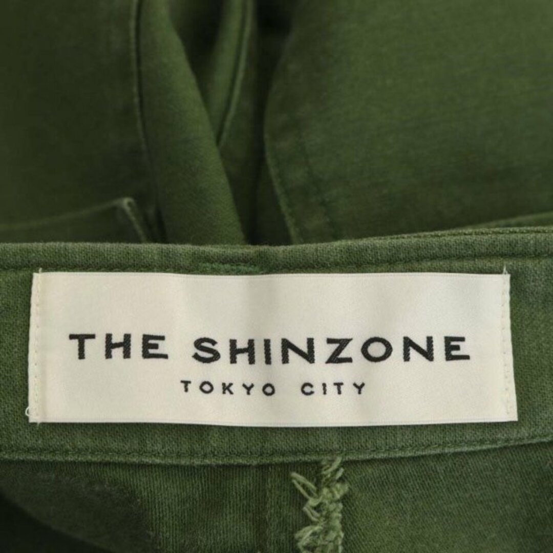 Shinzone(シンゾーン)のシンゾーン ベイカーパンツ テーパード 32 緑 グリーン 15AMSPA18 レディースのパンツ(その他)の商品写真