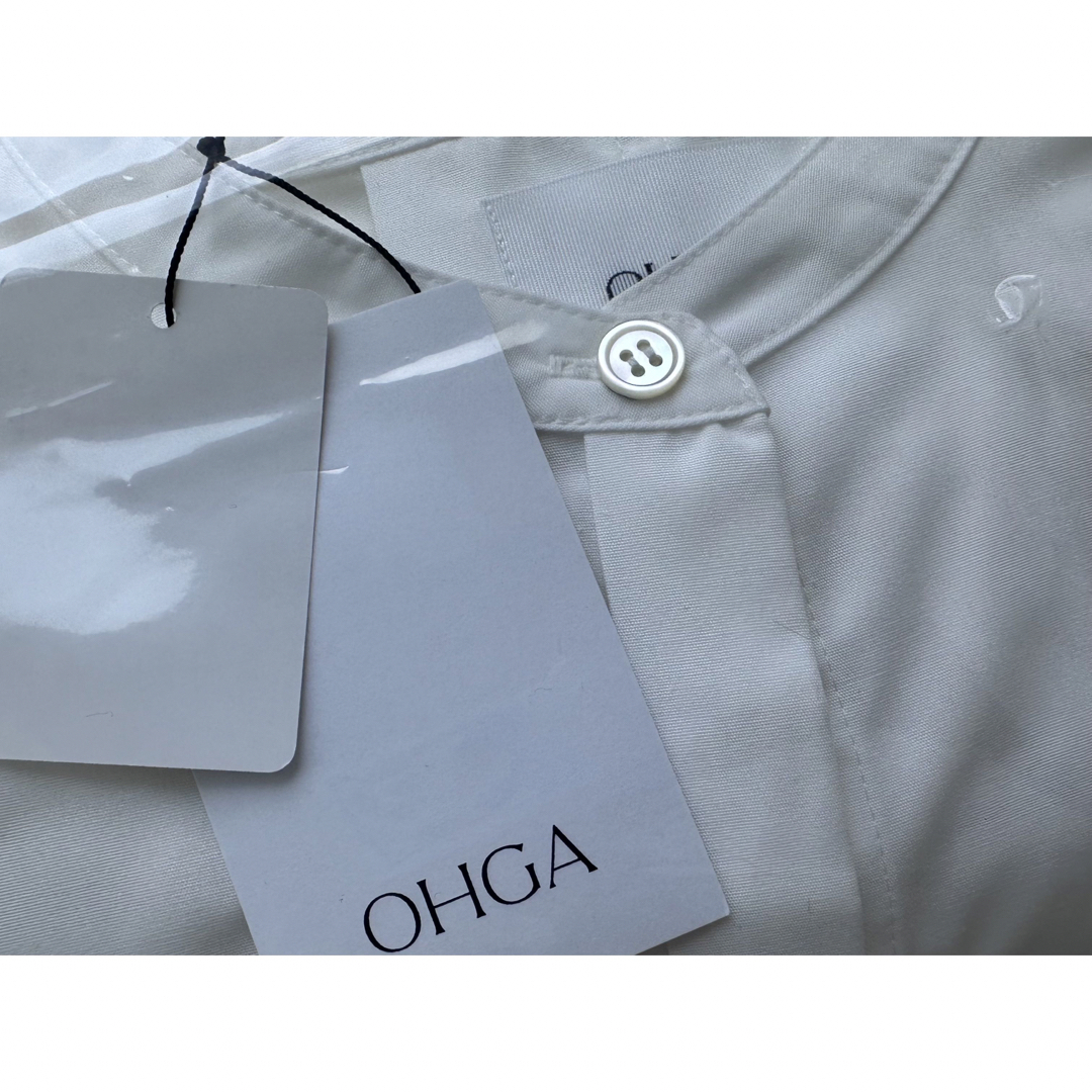 OHGA オーガ LACE FLOWER BLACK