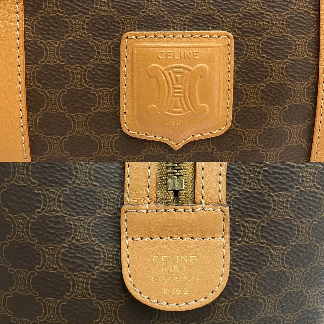 極 美品 CELINE セリーヌ ヴィンテージ マカダム ブラゾン トリオンフ