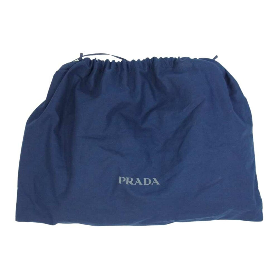 PRADA(プラダ)のPRADA プラダ 2HC179 2B15 ロゴ刺繍 ベースボール キャップ 帽子 ブラック系 M【中古】 メンズの帽子(キャップ)の商品写真