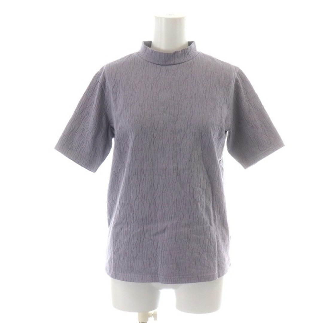 steven alan(スティーブンアラン)のスティーブンアラン MOCK NECK PULLOVER Tシャツ F 紫 レディースのトップス(Tシャツ(半袖/袖なし))の商品写真