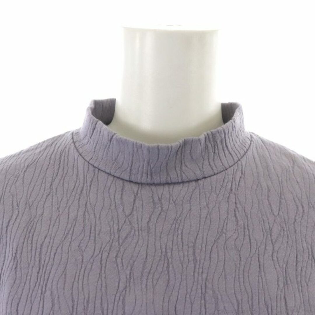 steven alan(スティーブンアラン)のスティーブンアラン MOCK NECK PULLOVER Tシャツ F 紫 レディースのトップス(Tシャツ(半袖/袖なし))の商品写真