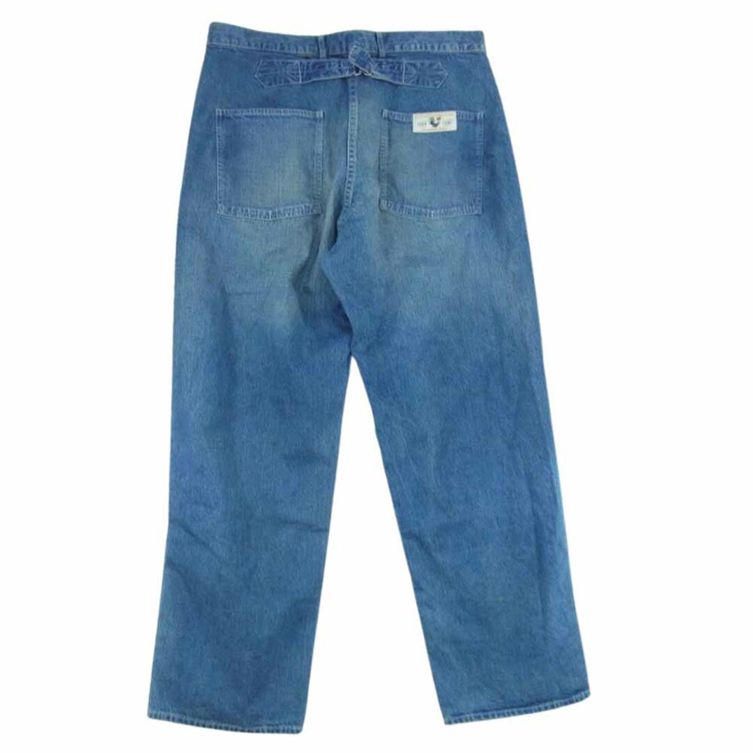 HUMAN MADE ヒューマンメイド HM25PT012 HEART BAGGY DENIM PANTS バギー デニム パンツ インディゴブルー系 XL【美品】