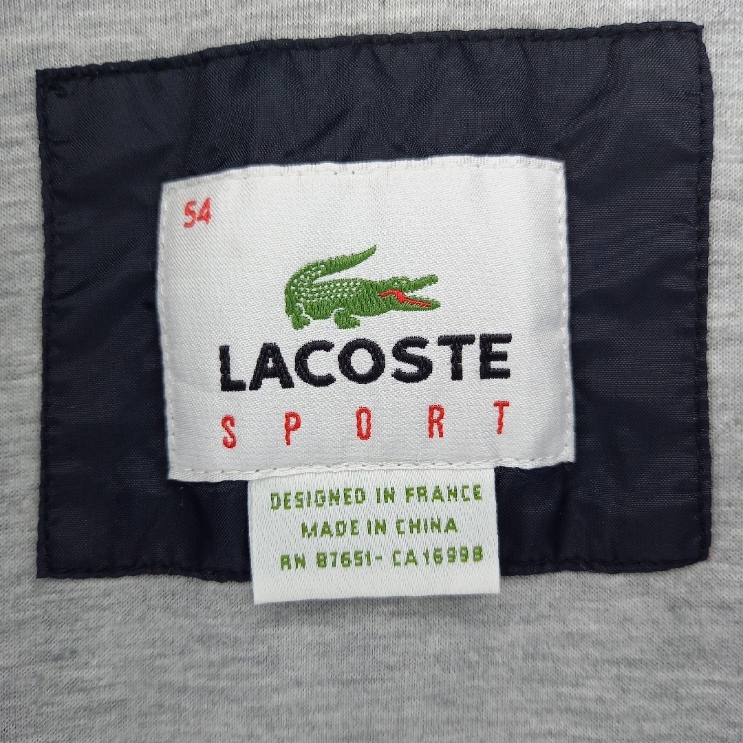 LACOSTE - ラコステ スタンドカラー ナイロンジャケット パーカー 刺繍