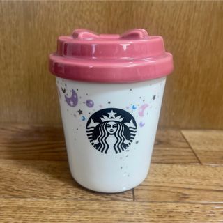 スターバックスコーヒー(Starbucks Coffee)の美品☆STARBUCKS COFFEE☆かわいい陶器キャニスター(容器)