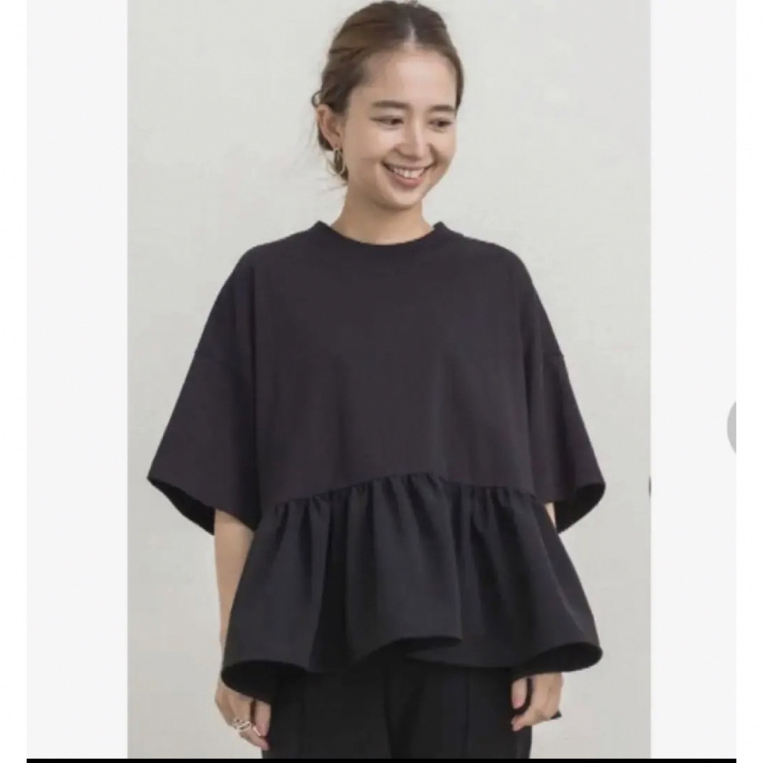 Drawer - ♡美品♡yori ヘムフリルワイドTee ヨリの通販 by coco's