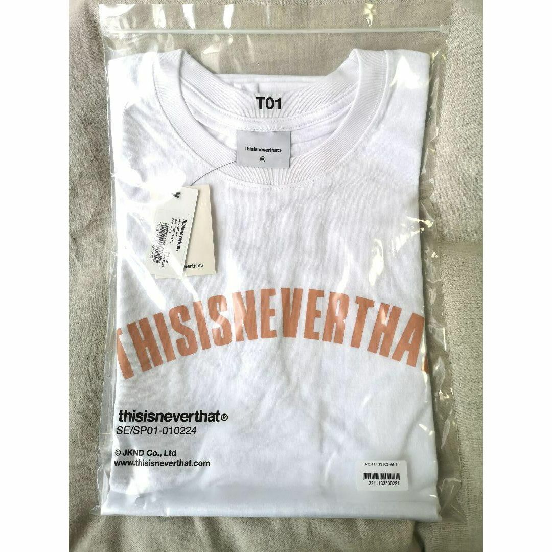 ネバザ Tシャツ ディスイズネバーザット tee ロンT 新品 XL 白 ネバザ Tシャツ ディスイズネバーザット tee ロンT 新品 XL 白