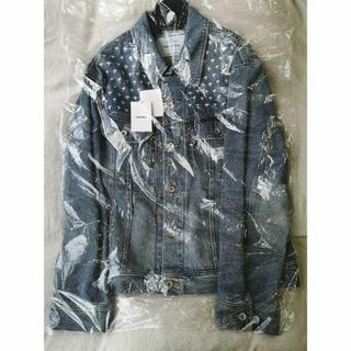 TTT_MSW - 特別価格 Randy 22ss ghetto ハーフジップデニムジャケット
