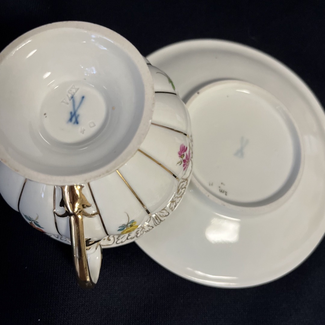 MEISSEN - アンティークマイセン グランツゴールド Xフォーム MEISSEN - アンティークマイセン グランツゴールド Xフォーム