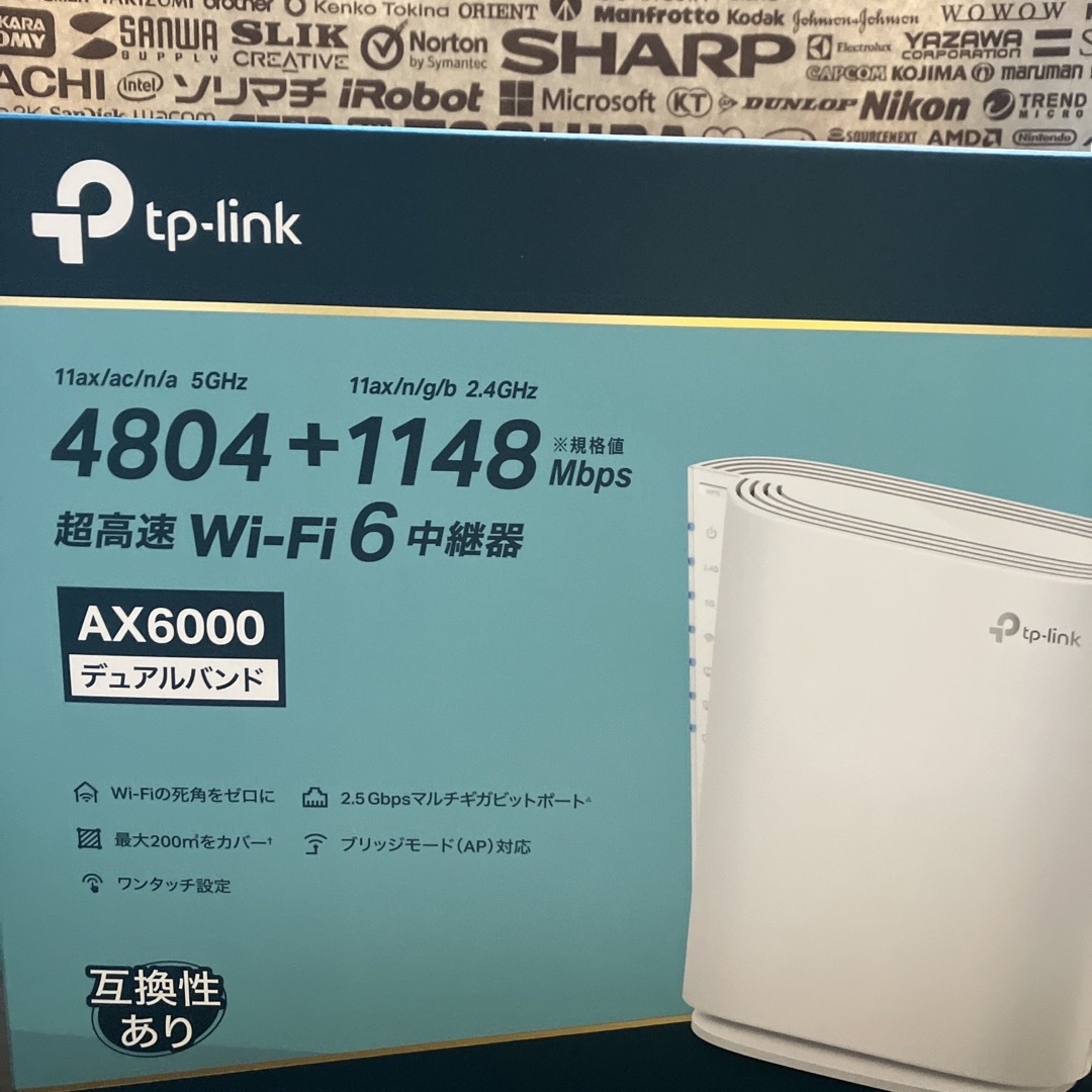 TP-Link(ティーピーリンク)の未使用に近い‼️  TP LINK  Wi-Fi6️⃣ 中継器　 スマホ/家電/カメラのPC/タブレット(PC周辺機器)の商品写真