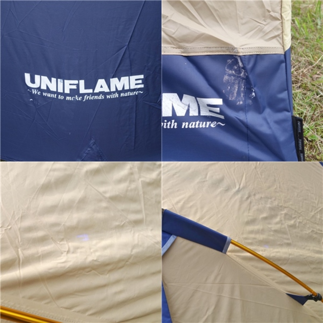 UNIFLAME(ユニフレーム)の廃盤 希少 ユニフレーム UNIFLAME Air Grand Duo エアグランド AG-DUO ドーム型 テント 2人用 キャンプ アウトドア スポーツ/アウトドアのアウトドア(テント/タープ)の商品写真
