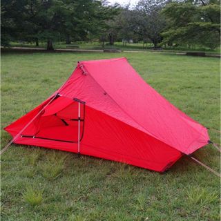 ヒルバーグ(HILLEBERG)の美品 ヒルバーグ HILLEBERG ブルーレーベル RAJD ライド レッド フットプリント付き 2人用 テント 山岳テント 登山 アウトドア(テント/タープ)