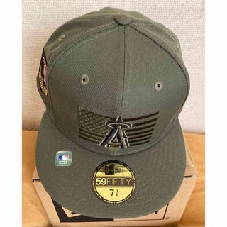 ニューエラー(NEW ERA)の2023 エンゼルス 軍隊記念日 NEWERA 新品7 3/8(記念品/関連グッズ)