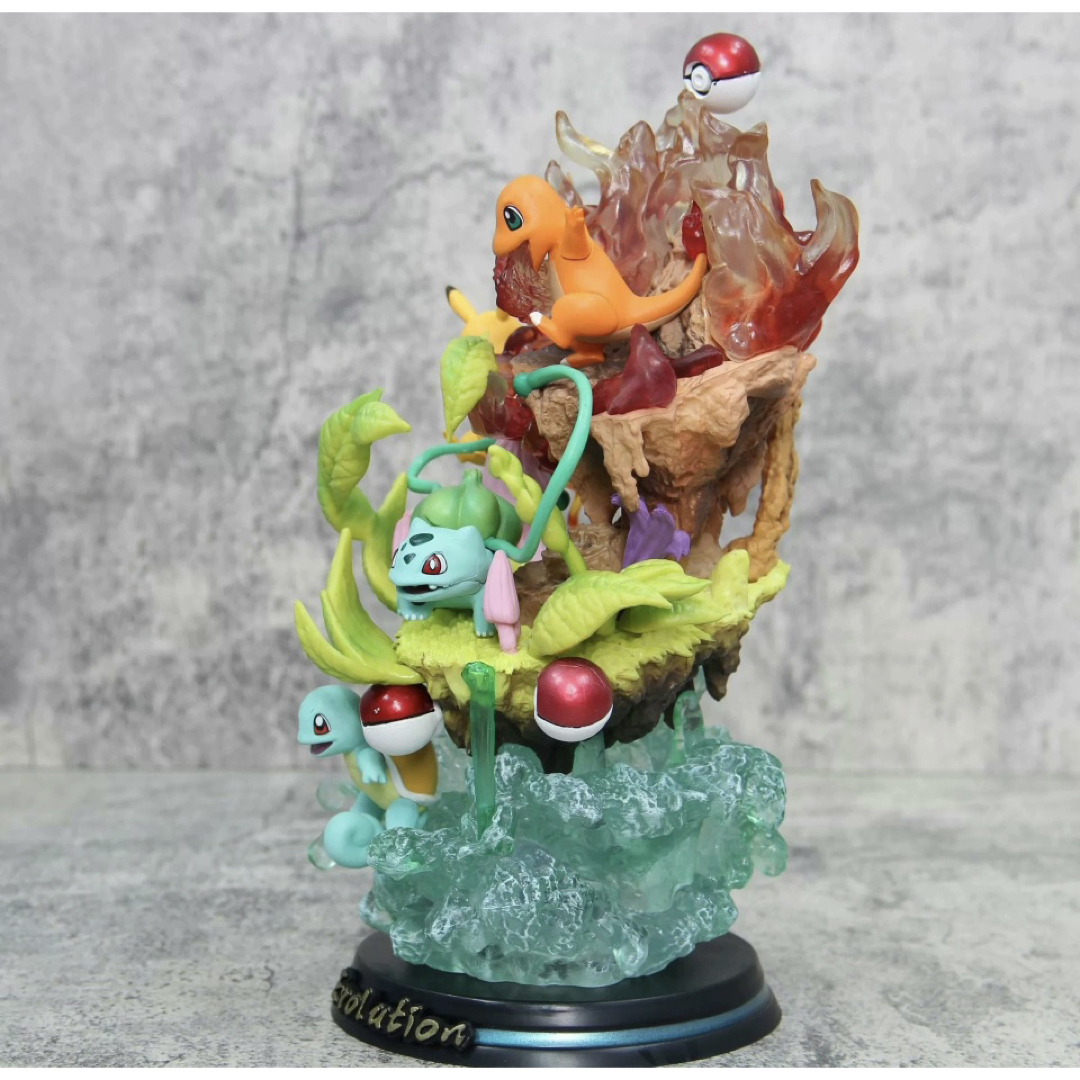 ピカチュウ フシギダネ ポケモン フィギュア PVC製品 ガレージキット