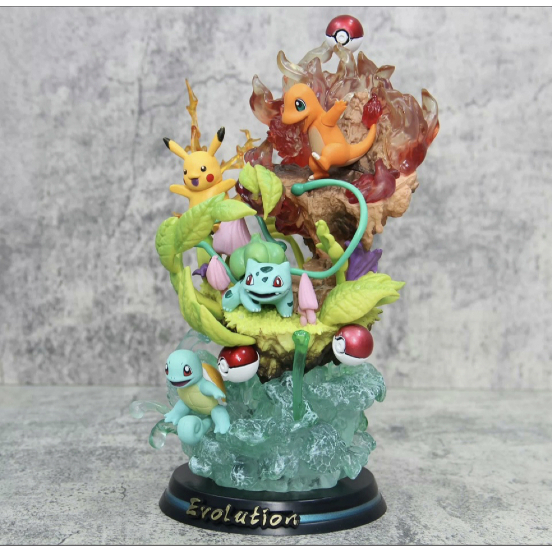 ピカチュウ フシギダネ ポケモン フィギュア PVC製品 ガレージキット