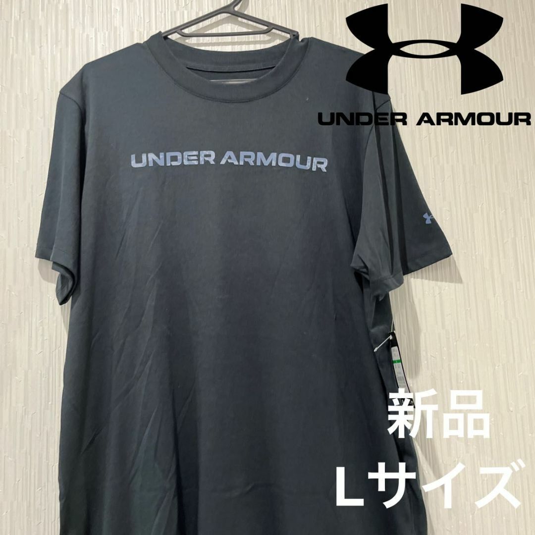 UNDER ARMOUR(アンダーアーマー)の[アンダーアーマー] 半袖Tシャツ UA スポーツウェア レディース黒　Lサイズ スポーツ/アウトドアのトレーニング/エクササイズ(ウォーキング)の商品写真