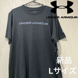 [アンダーアーマー] 半袖Tシャツ UA スポーツウェア レディース黒　Lサイズ
