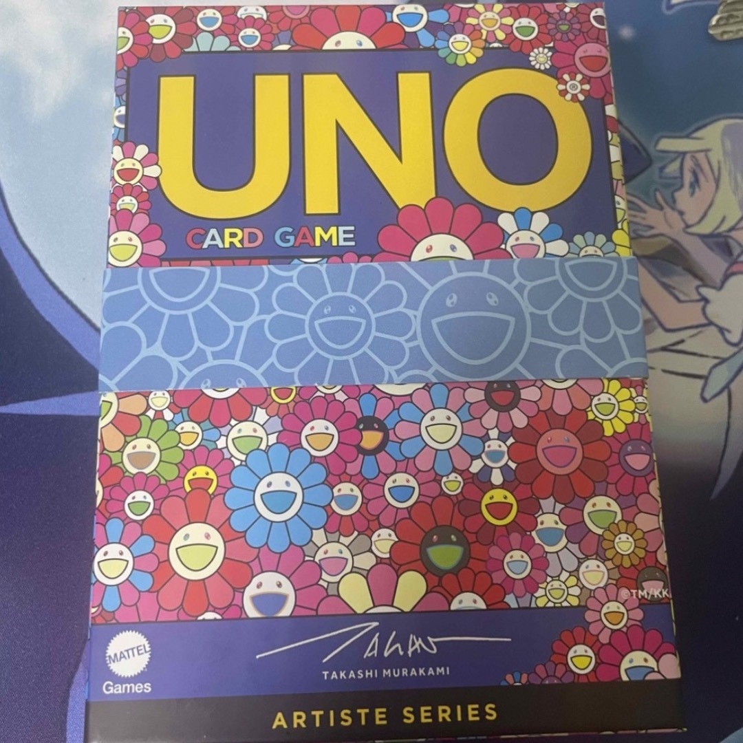 UNO(ウーノ)の【新品未開封】UNO （ウノ）村上隆 エンタメ/ホビーのテーブルゲーム/ホビー(トランプ/UNO)の商品写真