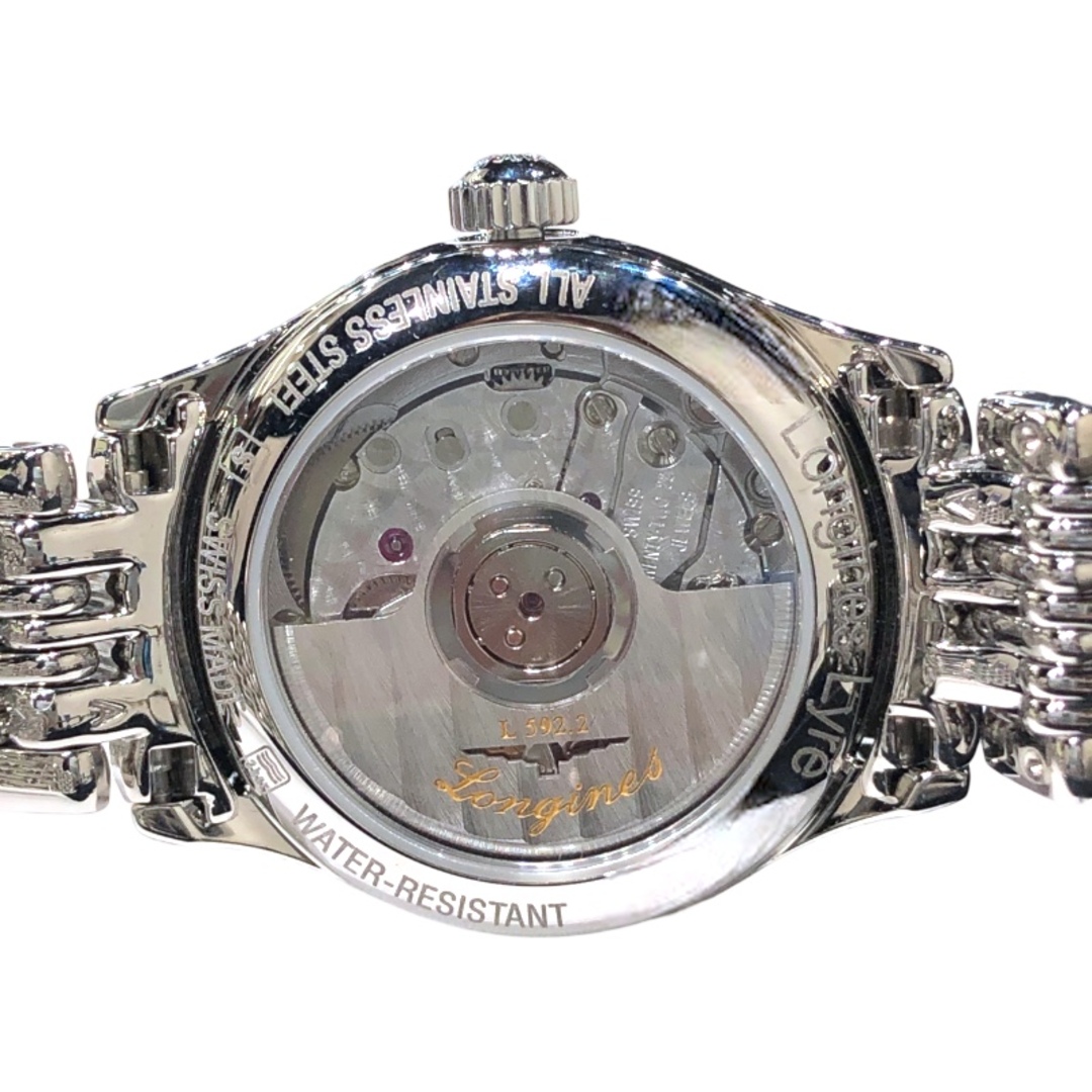ロンジン LONGINES リール L4.360.4.11.6 ホワイト ステンレススチール クオーツ レディース 腕時計