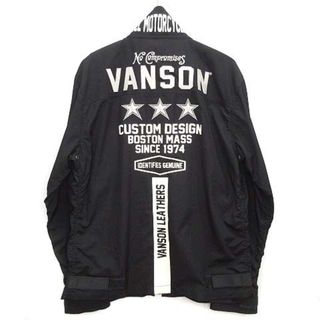 未使用長期保管品タグ付き  VANSON  Zipシャツ  黒Lサイズ