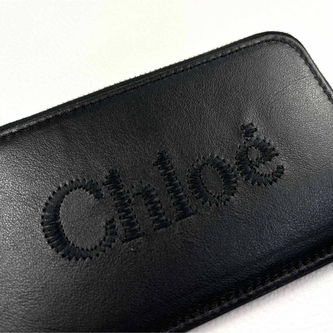 クロエ】 CHLOE カードケース フラグメントケース 定期入れ ブラック ...