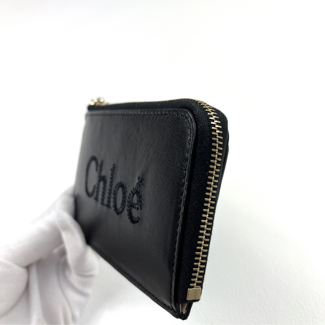 Chloe(クロエ)の【クロエ】 CHLOE カードケース フラグメントケース 定期入れ ブラック レディースのファッション小物(名刺入れ/定期入れ)の商品写真
