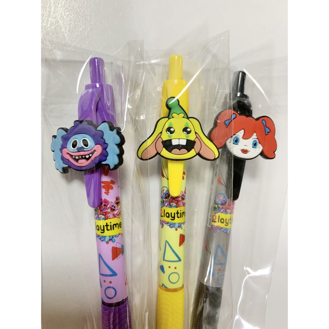 ポピープレイタイム ハギーワギー マスコット付きボールペン 5本セット