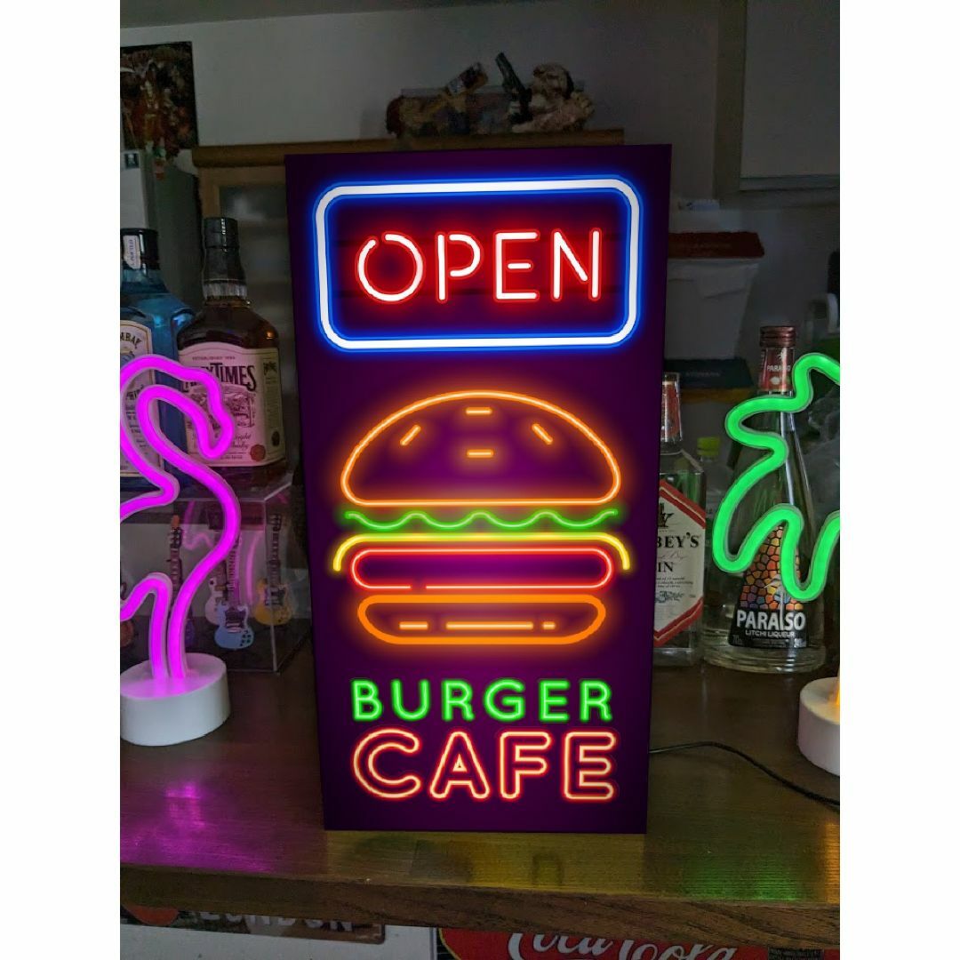 カフェ◆喫茶店◆バーガーショップ☆Welcome☆LED電光看板