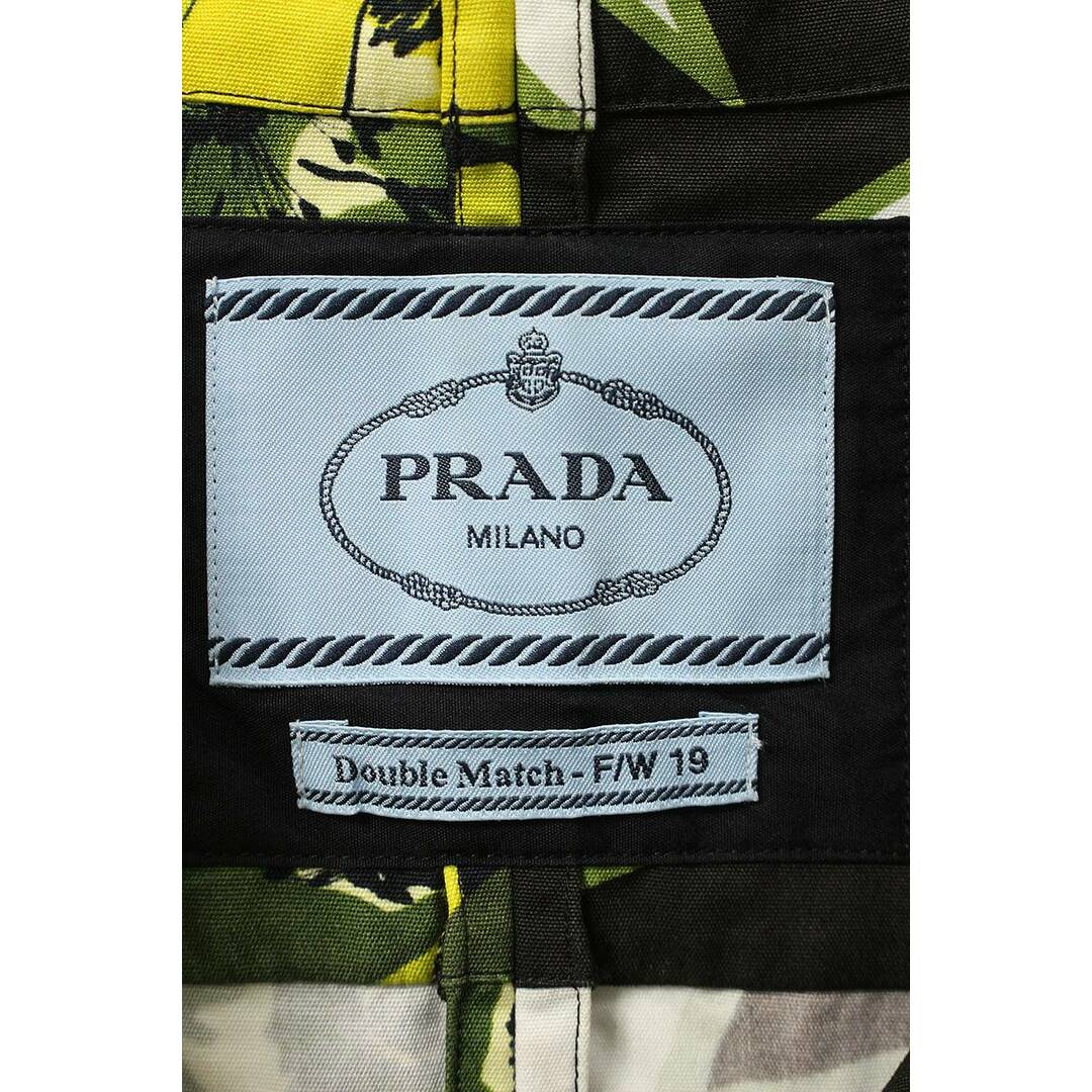 プラダ PRADA UCS319 サイズ:S フローラルダブルマッチ半袖シャツ SB01-