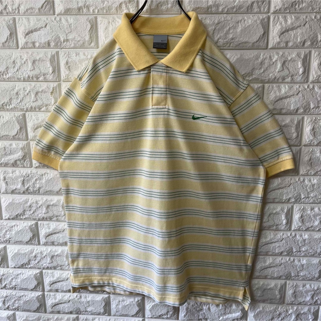NIKE - 【NIKE】ナイキ 00s ポロシャツ ボーダー柄 スモールロゴ ...
