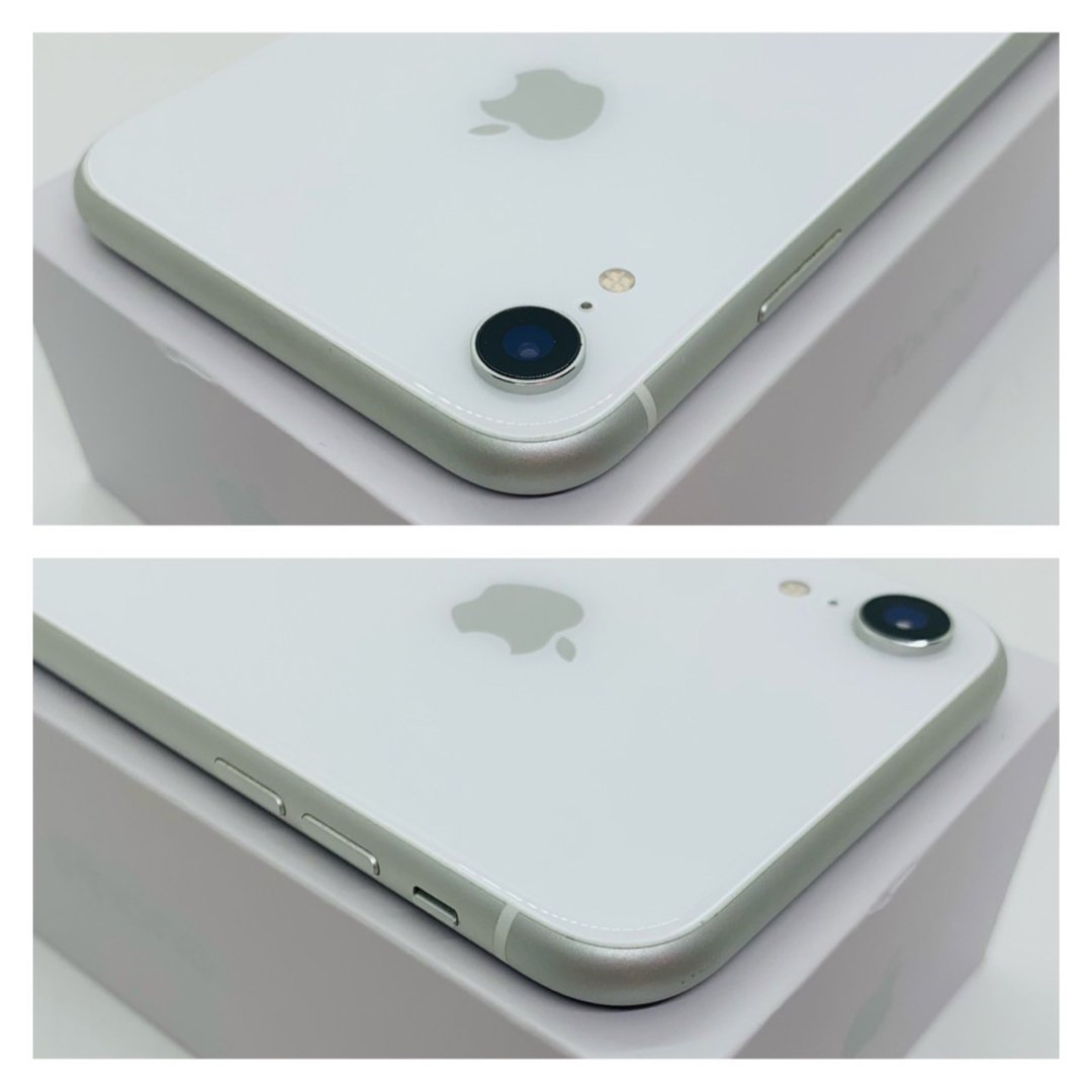 A上美品】iPhone XR ホワイト 128 GB SIMフリー 本体-