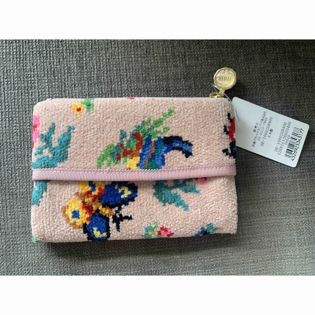 新品】ピンクベージュ フェイラー ティッシュポーチ - ポーチ