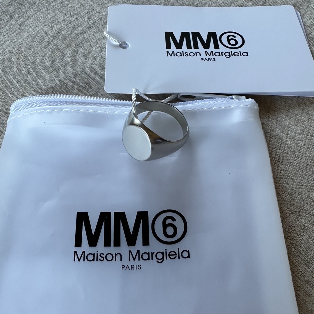 5新品 メゾン マルジェラ MM6 シュバリエ リング シルバー 真鍮 指輪