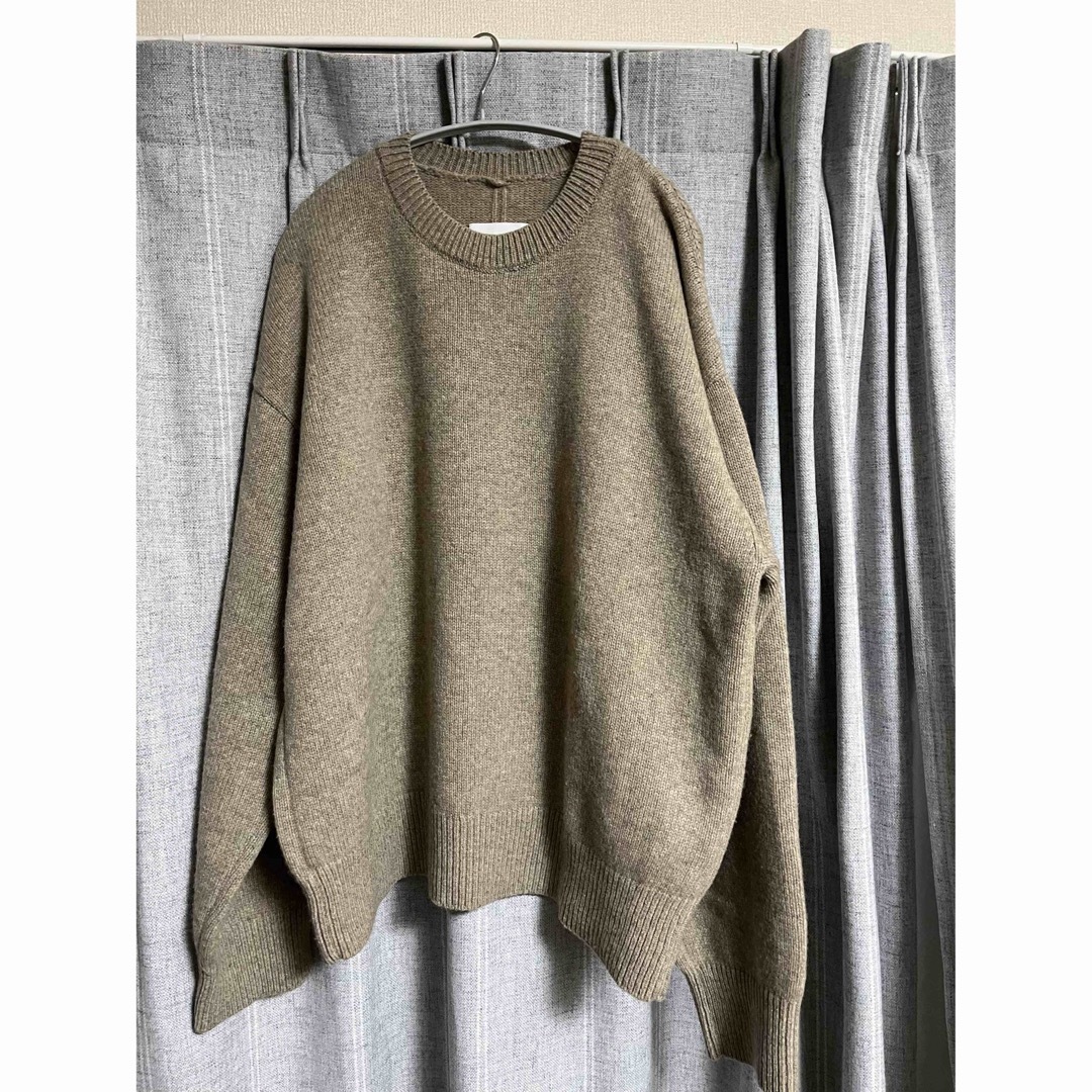シュタイン 22AW エクストラファインラムクルーネックニットセーター