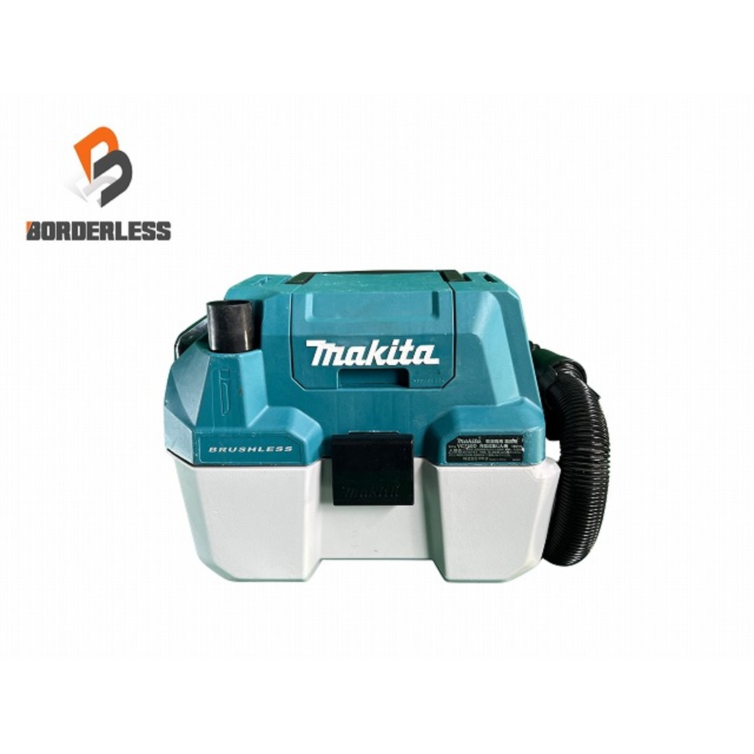 ☆比較的綺麗です☆makita マキタ 18V 乾湿両用 業務用 充電式集じん機 VC750D 本体のみ 掃除機/クリーナー 73388